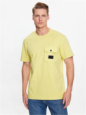 Calvin Klein Jeans T-Shirt J30J323807 Žlutá Regular Fit