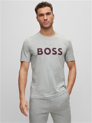 Boss T-Shirt 50488793 Šedá Regular Fit