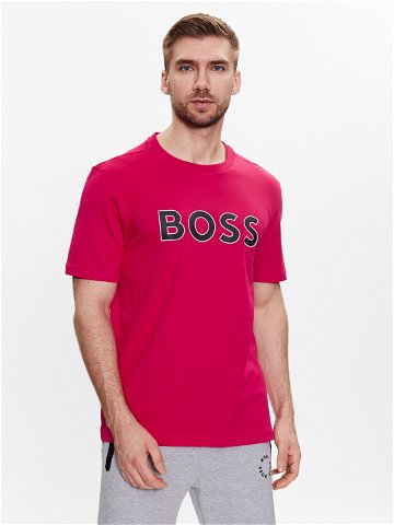 Boss T-Shirt 50488793 Růžová Regular Fit