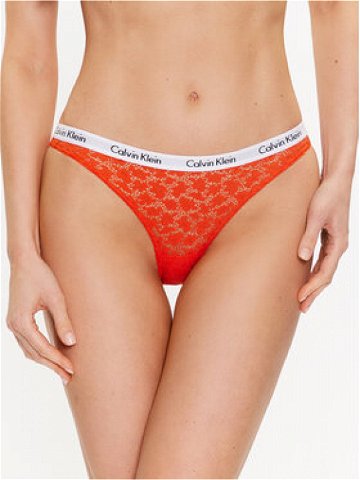 Calvin Klein Underwear Klasické kalhotky 000QD3860E Oranžová