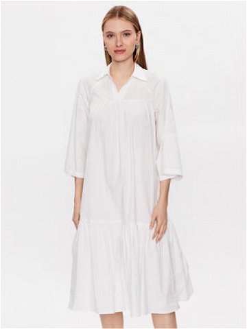 Moss Copenhagen Košilové šaty Danaya 17266 Bílá Regular Fit