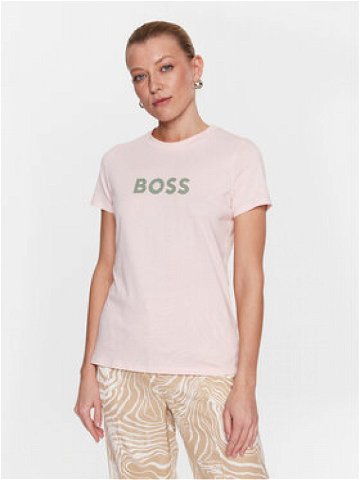 Boss T-Shirt 50468356 Růžová Regular Fit