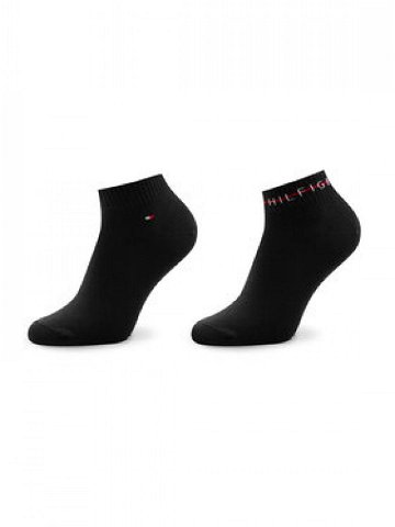 Tommy Hilfiger Sada 2 párů pánských nízkých ponožek 701222187 Černá