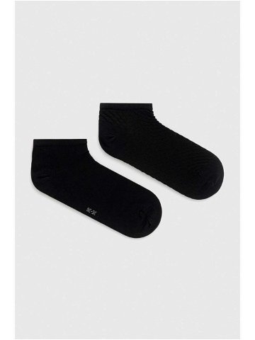 Ponožky Tommy Hilfiger 2-pack dámské černá barva