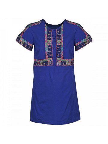 Antik Batik EMILIE Krátké šaty Modrá