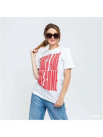 Girls Are Awesome Stand Tall Tee White