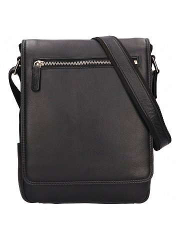 Pánská kožená taška přes rameno Lagen Arizona – černá