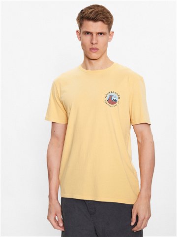 Quiksilver T-Shirt Qs Bubble Stamp EQYZT07258 Žlutá Regular Fit