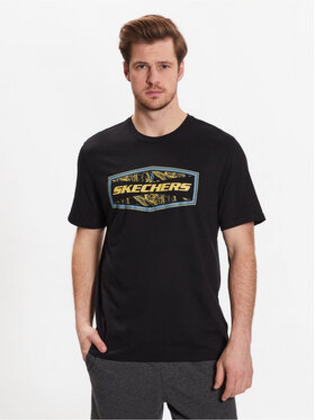 Skechers T-Shirt Latitude MTS368 Černá Regular Fit
