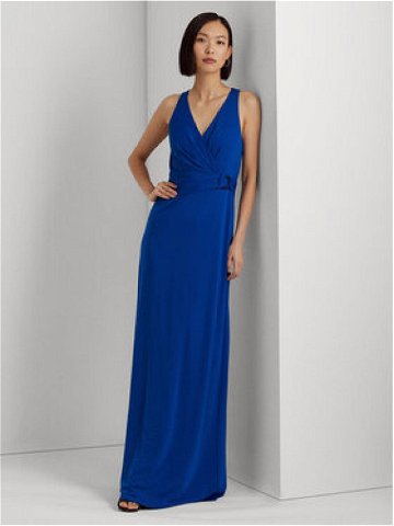Lauren Ralph Lauren Večerní šaty 253903052001 Modrá Slim Fit