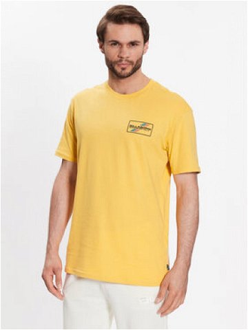 Billabong T-Shirt Walled ABYZT01700 Žlutá Regular Fit