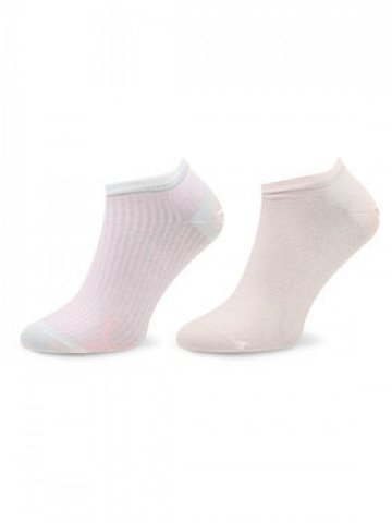 Tommy Hilfiger Sada 2 párů dámských nízkých ponožek 701222650 Růžová