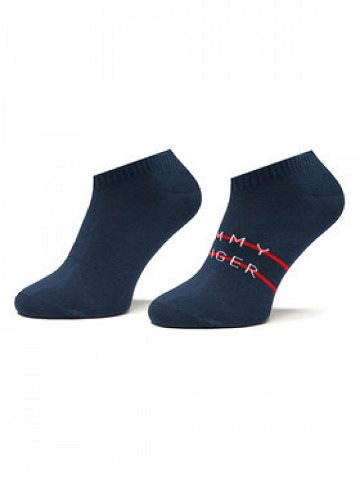 Tommy Hilfiger Sada 2 párů pánských nízkých ponožek 701222188 Tmavomodrá