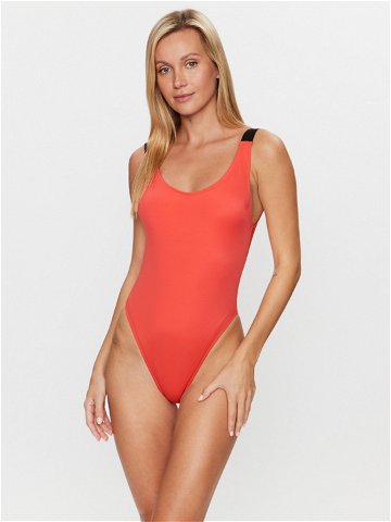 Calvin Klein Swimwear Jednodílné plavky KW0KW01995 Červená