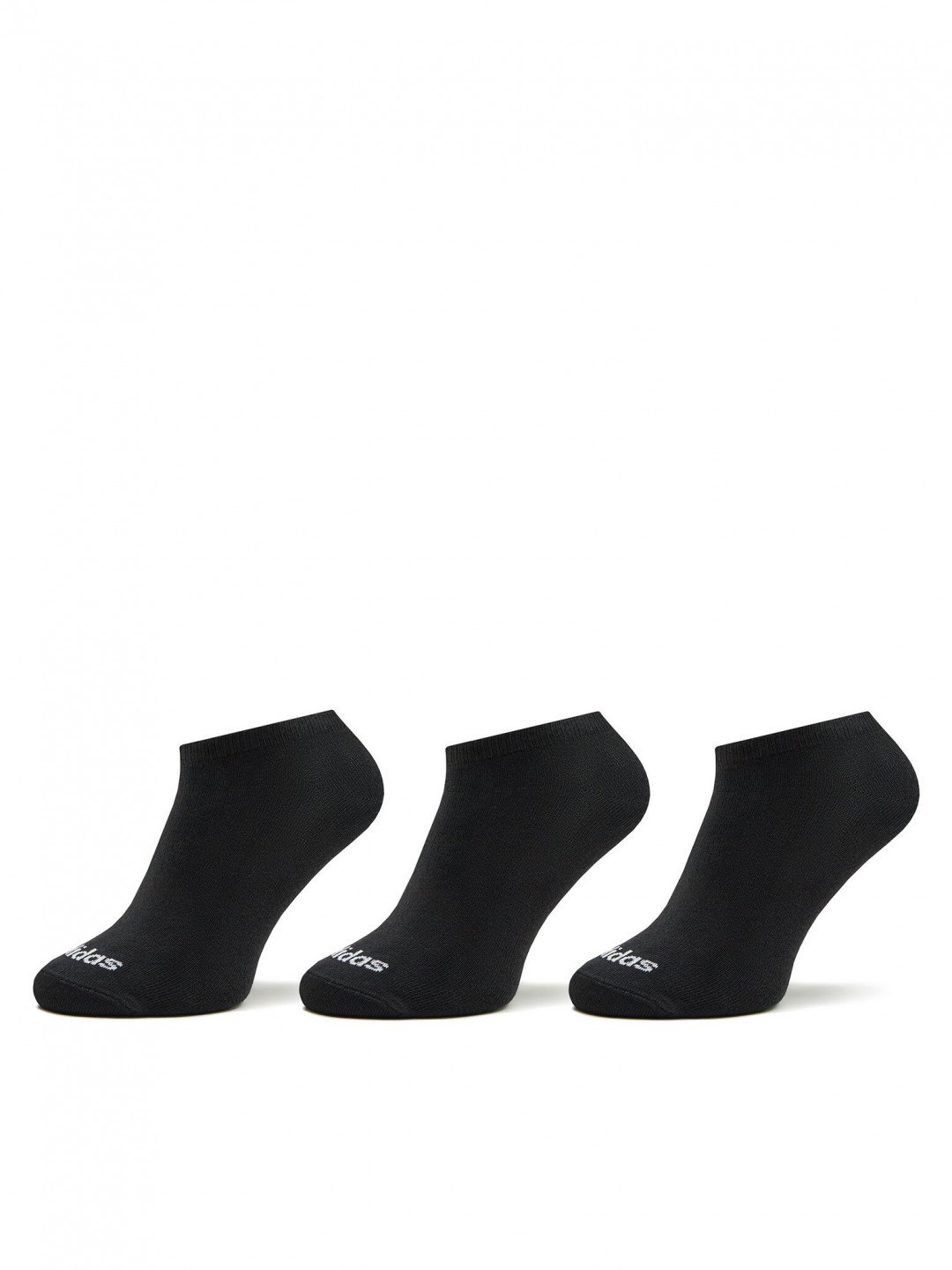 Adidas Kotníkové ponožky Unisex Thin Linear Low-Cut Socks 3 Pairs IC1299 Černá