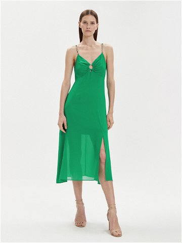 Morgan Koktejlové šaty 231-RIGNY Zelená Regular Fit