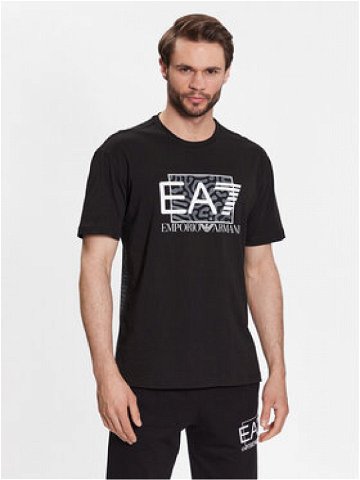 EA7 Emporio Armani T-Shirt 3RPT01 PJ02Z 1200 Černá Regular Fit