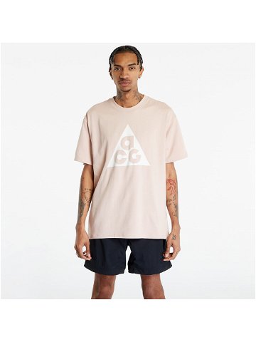 Nike ACG Men s Short Sleeve T-Shirt Pink Oxford