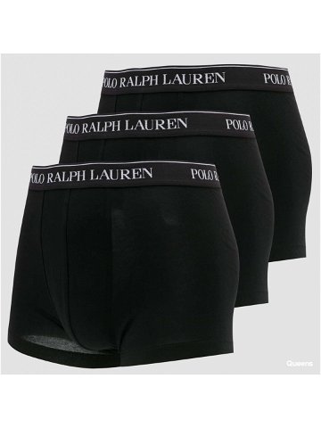 Polo Ralph Lauren 3-Pack Stretch Cotton Classic Trunks černé