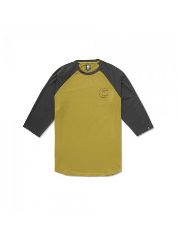 Etnies pánské tričko San Juan Raglan Yellow Žlutá Velikost XL
