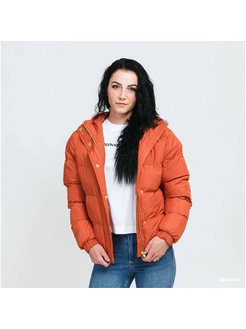 Urban Classics Ladies Hooded Puffer Jacket Orange