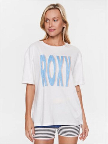 Roxy T-Shirt ERJZT05461 Bílá Regular Fit