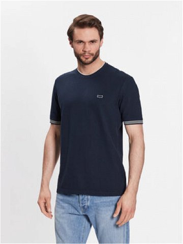 Sisley T-Shirt 3B2ZS102F Tmavomodrá Regular Fit