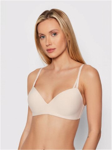 Calvin Klein Underwear Podprsenka bez kostic 000QF6017E Béžová