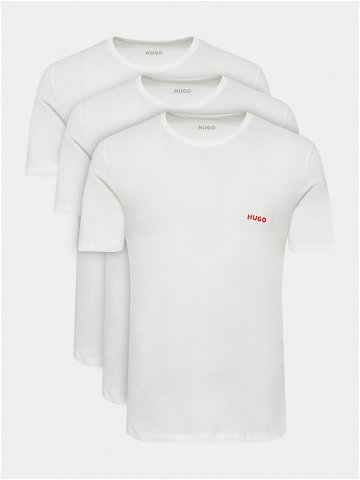 Hugo 3-dílná sada T-shirts 50493972 Bílá Regular Fit