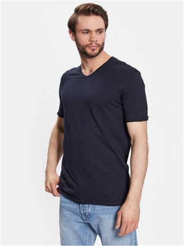 Sisley T-Shirt 3YR7S4001 Tmavomodrá Regular Fit