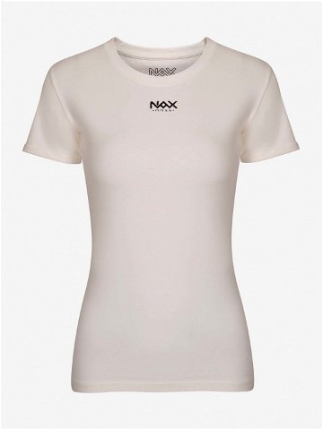 Béžové dámské tričko NAX NAVAFA