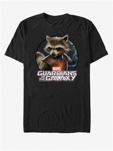 Černé uánisex tričko Rocket Strážci Galaxie ZOOT Fan Marvel