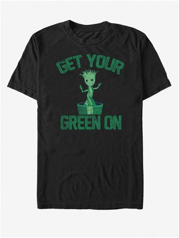 Černé unisex tričko Get Your Green On Groot Strážci Galaxie ZOOT FAN Marvel