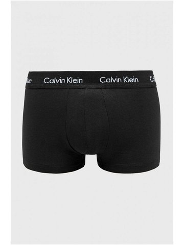Boxerky Calvin Klein Underwear 3-pack pánské černá barva 0000U2664G