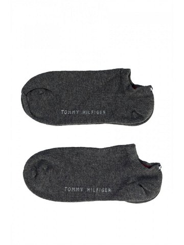Ponožky Tommy Hilfiger 2-pack dámské šedá barva 343024001