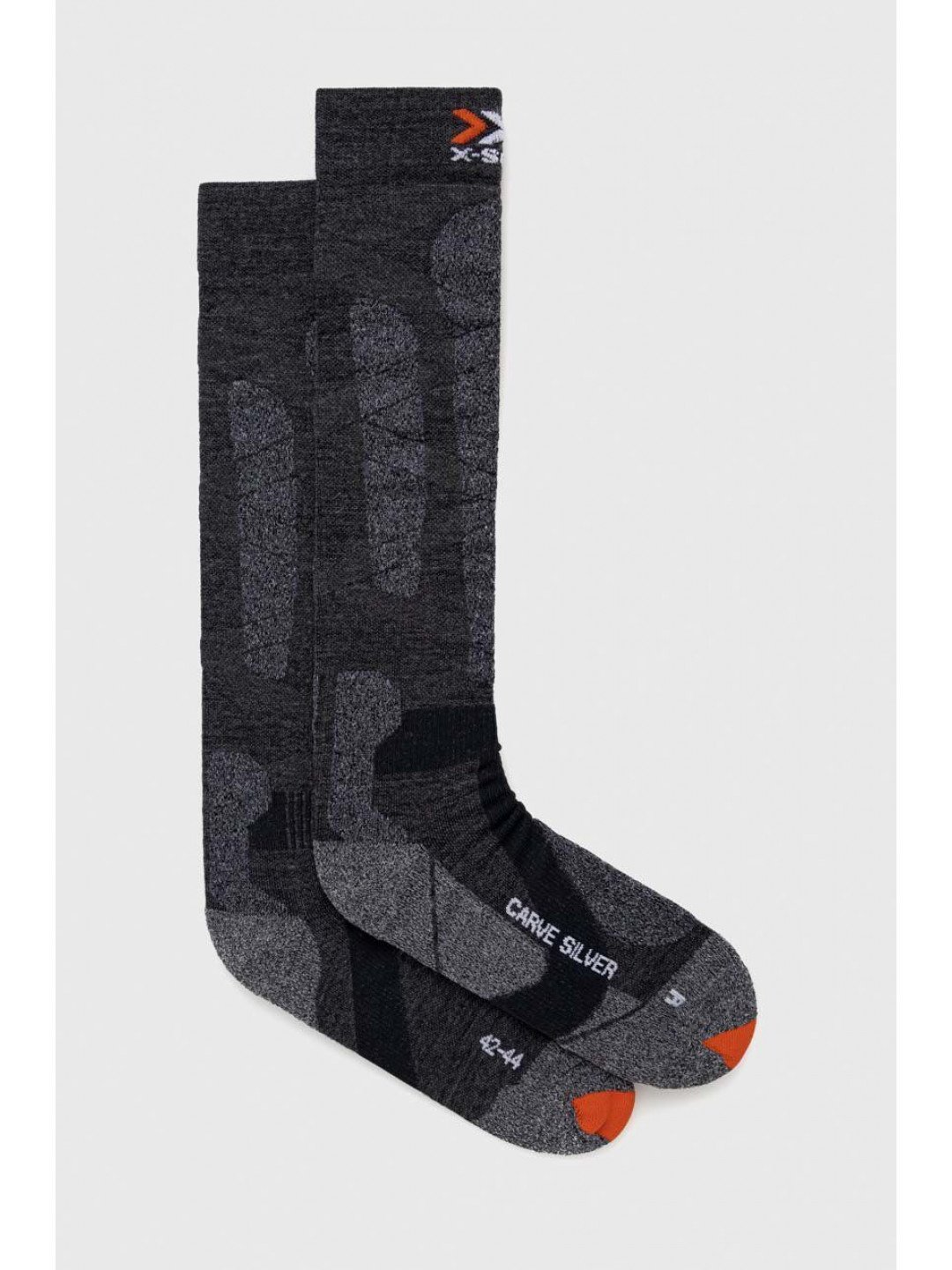 Lyžařské ponožky X-Socks Carve Silver 4 0