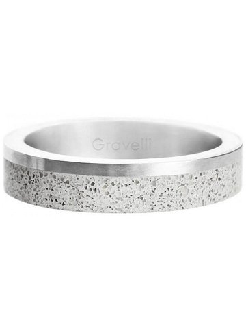 Gravelli Betonový prsten Edge Slim ocelová šedá GJRUSSG021 60 mm