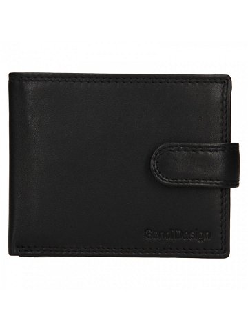 Pánská kožená peněženka SendiDesign Trejb – černá