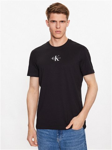 Calvin Klein Jeans T-Shirt J30J323483 Černá Regular Fit