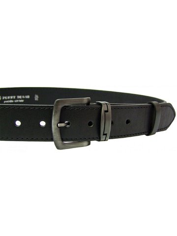 Penny Belts Pánský kožený opasek 9-1-60 black 100 cm