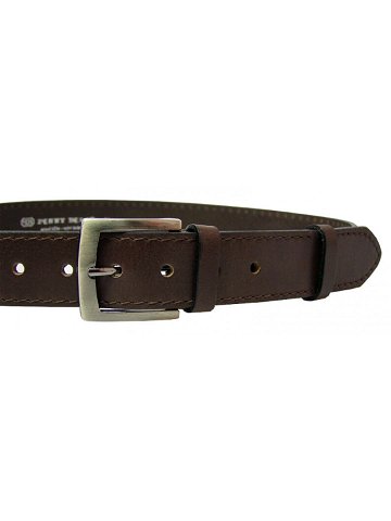 Penny Belts Pánský kožený opasek 25-1-40 brown 105 cm