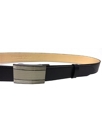 Penny Belts Pánský kožený společenský opasek 35-020-A7 black 115 cm