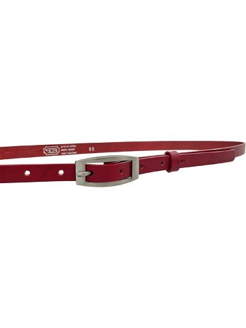 Penny Belts Dámský kožený opasek 15-2-93 red 110 cm