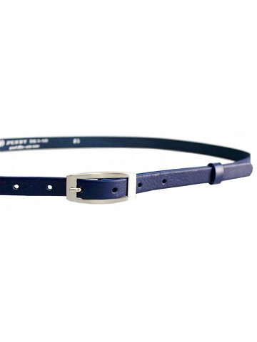 Penny Belts Dámský kožený opasek 15-2-56 dark blue 85 cm