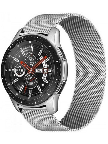 4wrist Milánský tah pro Samsung Galaxy Watch – Silver 20 mm