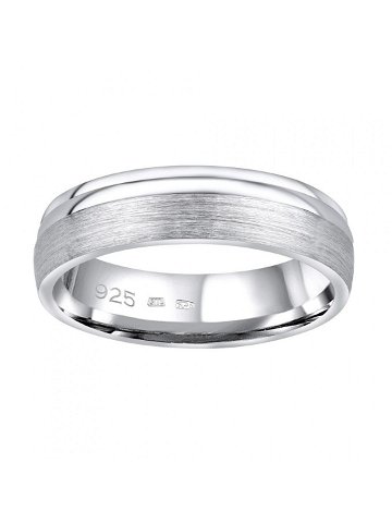 Silvego Snubní stříbrný prsten Amora pro muže i ženy QRALP130M 68 mm