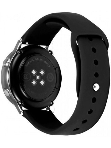 4wrist Silikonový řemínek pro Samsung Galaxy Watch 6 5 4 – Black