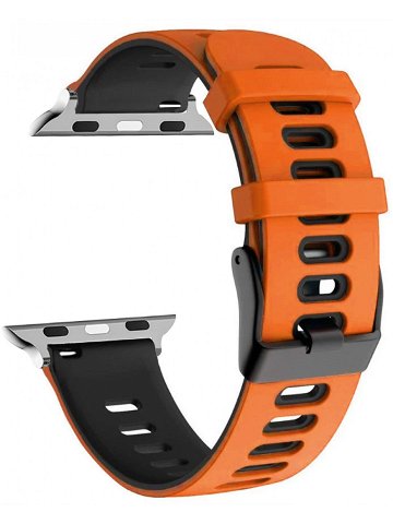 4wrist Silikonový řemínek pro Apple Watch – Orange 42 44 45 49 mm