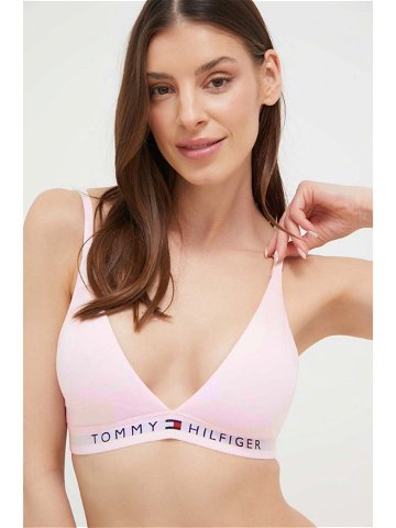 Podprsenka Tommy Hilfiger růžová barva