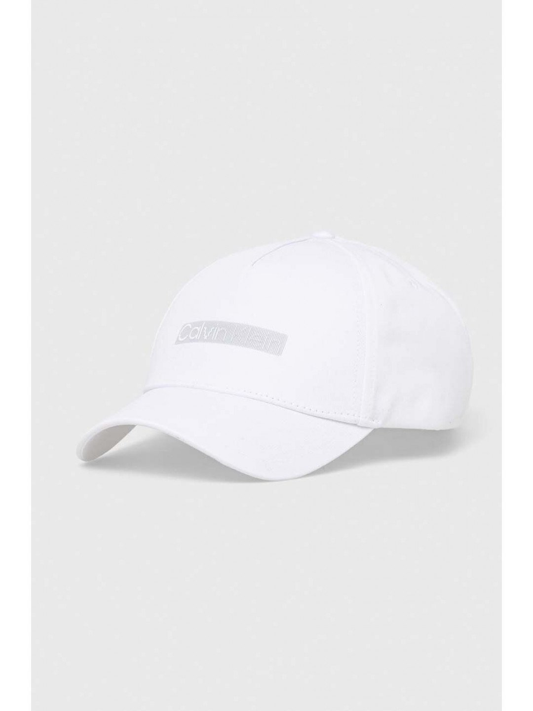 Bavlněná baseballová čepice Calvin Klein bílá barva